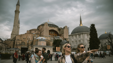 Αγία Σοφία: Φωτογραφίες και βίντεο από τη μεγαλύτερη αποκατάσταση στην ιστορία του τρούλου της 