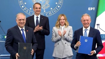 Μνημόνιο συνεργασίας Ελλάδας και Ιταλίας για ΜμΕ και καινοτομία - Θεοδωρικάκος: Θεμελιώνει θεσμικά τη συνεργασία μας
