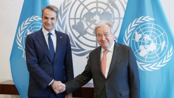 Συνάντηση Μητσοτάκη - Γκουτέρες στη Νέα Υόρκη: Τι είπαν για Κυπριακό, Ανατολική Μεσόγειο, Γάζα και Συρία