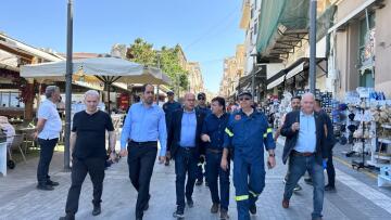 Στο Ηράκλειο εκτάκτως Κεφαλογιάννης και Λέκκας μετά τα 6,1 Ρίχτερ: Δεν τίθεται κανένα ζήτημα ανησυχίας για τα κτίρια