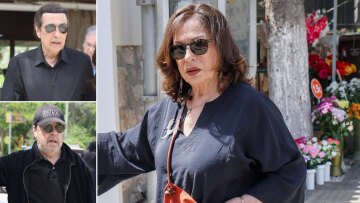 Αχιλλέας Θεοφίλου - Κηδεία: Το «ευχαριστώ» της Χαρούλας Αλεξίου - Συγγενείς και φίλοι είπαν αντίο στον μουσικό παραγωγό
