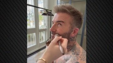 Ο Ντέιβιντ Μπέκαμ άφησε την κόρη του να του κάνει μακιγιάζ και το βίντεο έγινε viral