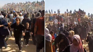 Σκηνές πανικού στη Γάζα – Πυροβολισμοί όταν χιλιάδες Παλαιστίνιοι κατέκλυσαν κέντρο διανομής βοήθειας
