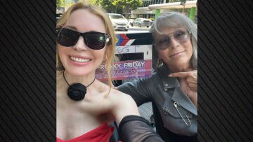 Λίντσεϊ Λόχαν: Η φωτογραφία με την Τζέιμι Λι Κέρτις από τα γυρίσματα του «Freakier Friday»