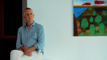 Win Knowlton: O Αμερικανός ζωγράφος που λατρεύει την Ελλάδα αποτυπώνει την κλιματική κρίση