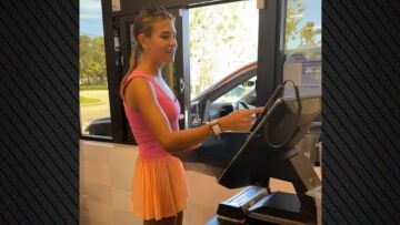 Βίντεο: Η 18χρονη εγγονή του Ντόναλντ Τραμπ εργάστηκε σε drive-thru