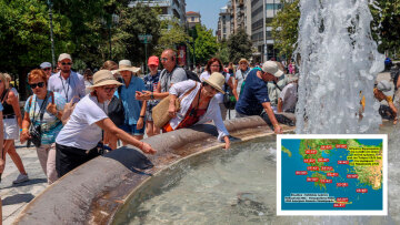 Έρχεται ο πρώτος καύσωνας του καλοκαιριού - Στους 42°C η Λάρισα, θα «κοκκινήσει» και η Αττική, οι θερμοκρασίες στις 5 μεγαλύτερες πόλεις 