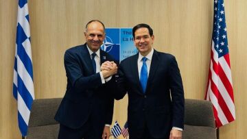Συνάντηση Γεραπετρίτη-Ρούμπιο στο περιθώριο της Συνόδου Κορυφής του ΝΑΤΟ - Τι συζήτησαν
