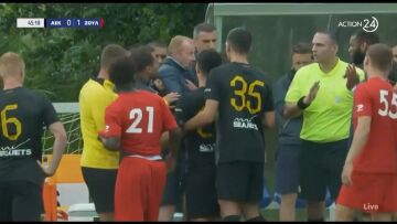 ΑΕΚ-Ζούλτε Βάρεγκεμ: Μεγάλη ένταση στο φινάλε του πρώτου ημιχρόνου - Δείτε βίντεο