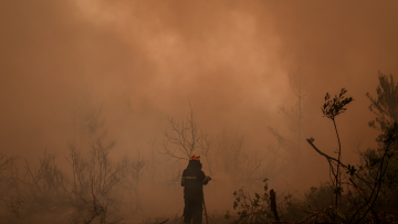 Πυρκαγιά στην περιοχή Κοκκίνω της Λάρισας - Μήνυμα του 112 για εκκένωση
