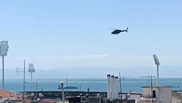 Ο Σαββίδης προσγειώθηκε με ελικόπτερο μέσα στο γήπεδο της Τούμπας - Δείτε βίντεο