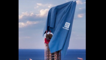 Ο ουρανοξύστης στο Ελληνικό έφτασε στα μισά - Δείτε βίντεο