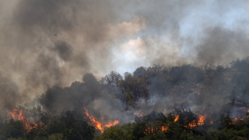 Ο καύσωνας «χτυπά» και τα Βαλκάνια - Πυρκαγιές σε Βόρεια Μακεδονία και Κροατία 