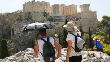 Κλειστή η Ακρόπολη τα μεσημέρια μέχρι την Κυριακή λόγω του καύσωνα
