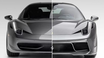 Μία Ferrari 458 Italia με εντυπωσιακή εμφάνιση