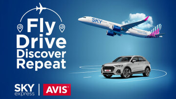 SKY express και Avis: Μια ολοκληρωμένη ταξιδιωτική εμπειρία με προνόμια για τους επιβάτες