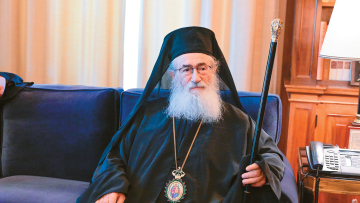 Μονή Σινά: Επέστρεψε ο Αρχιεπίσκοπος Δαμιανός στην Αθήνα