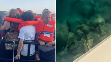 Βίντεο: Οι στιγμές αμέσως μετά την προσάραξη του φέρι μποτ σε ξέρα στα Στύρα - Τι λέει ο άνθρωπος που διέσωσε δεκάδες επιβάτες