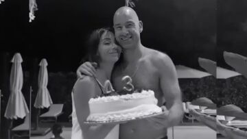 Φωτογραφία: Αγκαλιά με την Ολυμπία Χοψονίδου στα γενέθλιά του ο Βασίλης Σπανούλης
