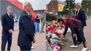 Λίβερπουλ: Η Ρόμα τίμησε τη μνήμη του Ζότα πριν το φιλικό με την Έβερτον - Βίντεο
