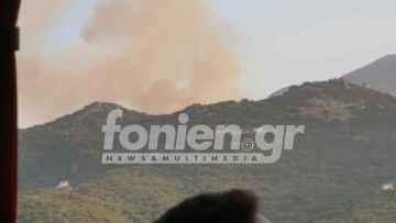Χωρίς ενεργό μέτωπο η φωτιά στην περιοχή Ανδριανός στο Λασίθι - Δείτε βίντεο