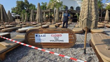 Λουκέτο και πρόστιμο 10.500 ευρώ από την ΑΑΔΕ σε γνωστό beach restaurant στη Ρόδο