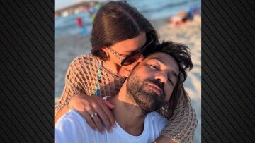 Ο Αντρέας Γεωργίου ποζάρει με τη Σιμώνη Χριστοδούλου λίγο πριν γίνουν γονείς: «Το αγαπημένο μου πρόσωπο» έγραψε
