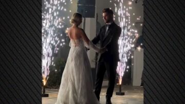 FY: Η δεξίωση μετά τον γάμο του με την Αλεξία Κεφαλά - Δείτε βίντεο