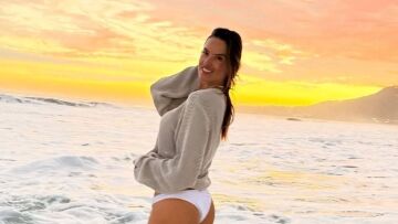 Η Αλεσάντρα Αμπρόσιο κάνει διακοπές με τον σύντροφό της στο Μαλιμπού - Τα στιγμιότυπα με φόντο το ηλιοβασίλεμα