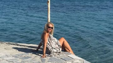 Στη Σάμο η Μαρία Μπεκατώρου - Δείτε τα στιγμιότυπα 