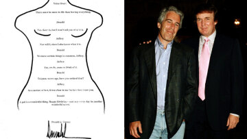 Το σκίτσο του Τραμπ στον Έπσταϊν με το γυναικείο σώμα - Ο ίδιος λέει ότι είναι πλαστό, τι ισχύει με την υπογραφή του