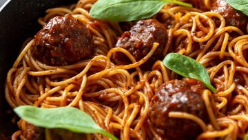 Μακαρονάδα με κεφτεδάκια κοκκινιστά: Ο απόλυτος συνδυασμός της παρηγοριάς