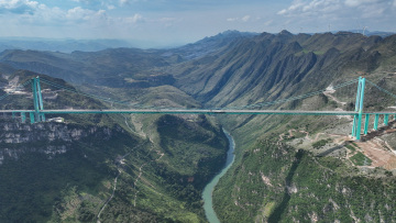 Η Κίνα εγκαινιάζει την ψηλότερη γέφυρα στον κόσμο: Περίπου 624 μέτρα πάνω από το έδαφος, δείτε βίντεο