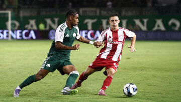 Παναθηναϊκός - Ολυμπιακός 1-1: Μοιρασιά στη Λεωφόρο, συνεχίζουν χωρίς νίκη οι πράσινοι - Δείτε τα γκολ 