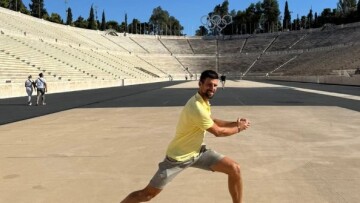 Ο Νόβακ Τζόκοβιτς στο Παναθηναϊκό Στάδιο