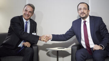 Συνάντηση Μητσοτάκη - Χριστοδουλίδη στη Νέα Υόρκη: Ελλάδα και Κύπρος είναι απολύτως προσηλωμένες στην υλοποίηση της ηλεκτρικής διασύνδεσης