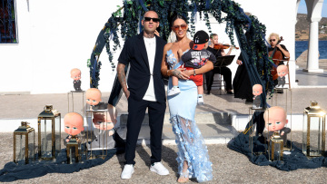 Έλενα Τσαγκρινού - Dj Stephan: Οι πρώτες φωτογραφίες από τη βάφτιση του γιου τους