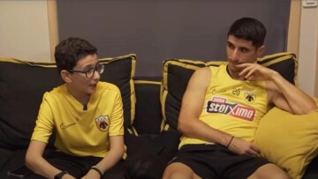 ΑΕΚ: Η επίσκεψη του μικρού Μιχαήλ στα Σπάτα - Δείτε βίντεο
