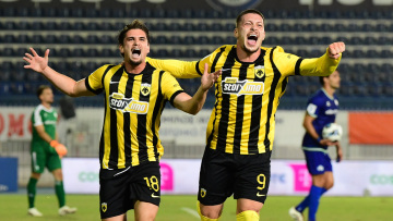 Κηφισιά - ΑΕΚ 2-3: Γιόβιτς και  Μαρίν υπέγραψαν την ολική ανατροπή για την Ένωση των 10 παικτών- Δείτε τα γκολ 