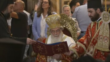 Στα Ιεροσόλυμα πραγματοποιήθηκε η χειροτονία του Αρχιεπισκόπου Σινά Συμεών - Δείτε βίντεο