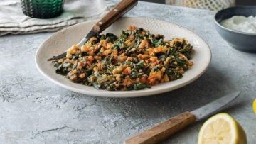 Το σπανακόρυζο αλλιώς, με τραχανά αντί για ρύζι