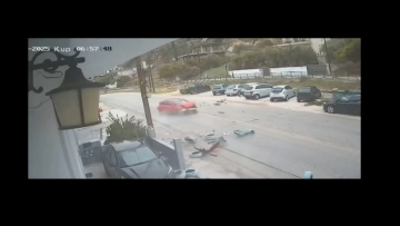 Video: Καραμπόλα μέσα στην Κόρινθο