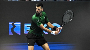 Μιλουτίνοφ, Φαλ, Κώστας Αντετοκούνμπο, Τσιτσιπάς και Καραλής στην πρεμιέρα του Τζόκοβιτς στην Αθήνα - Βίντεο, φωτογραφίες 