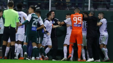 Παναθηναϊκός - ΠΑΟΚ: Ένταση με Μλαντένοβιτς - Μπιάνκο, έτρεξε να ηρεμήσει τα πνεύματα και ο Λουτσέσκου - Βίντεο, φωτογραφίες 
