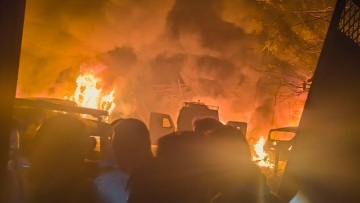 Iνδία: Έκρηξη και πυρκαγιά σε αστυνομικό τμήμα του Κασμίρ - Bίντεο