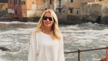 H Μαρία Μπεκατώρου δημοσίευσε φωτογραφίες από το ταξίδι της στη Γένοβα
