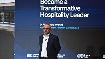 
Greece Talks: Η νέα αρχιτεκτονική εμπειριών στη Φιλοξενία από τον Dr Alessandro Inversini 
