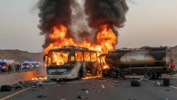 Λεωφορείο που μετέφερε προσκυνητές συγκρούστηκε με βυτιοφόρο στη Σαουδική Αραβία - Αναφορές για δεκάδες θύματα