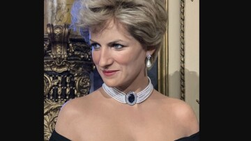 Με το εμβληματικο «μαύρο φόρεμα της εκδίκησης» το κέρινο ομοίωμα της Πριγκίπισσας Νταϊάνας στο Παρίσι - Δείτε βίντεο