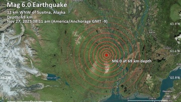 Σεισμός 6 Ρίχτερ στην Αλάσκα - Δεν εκδόθηκε προειδοποίηση για τσουνάμι